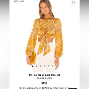Camille Coelho Marcia Top from Revolve